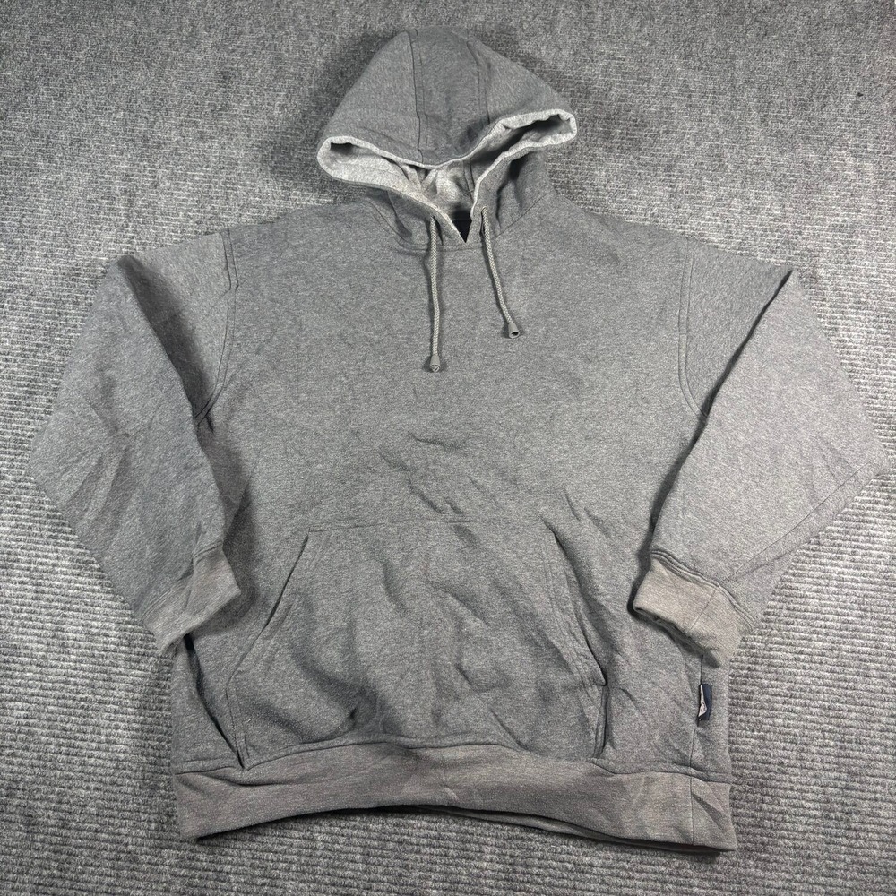 Bay Fashion Active Wear Hoodie Mens Medium Gray Excellent Pullover Hooded